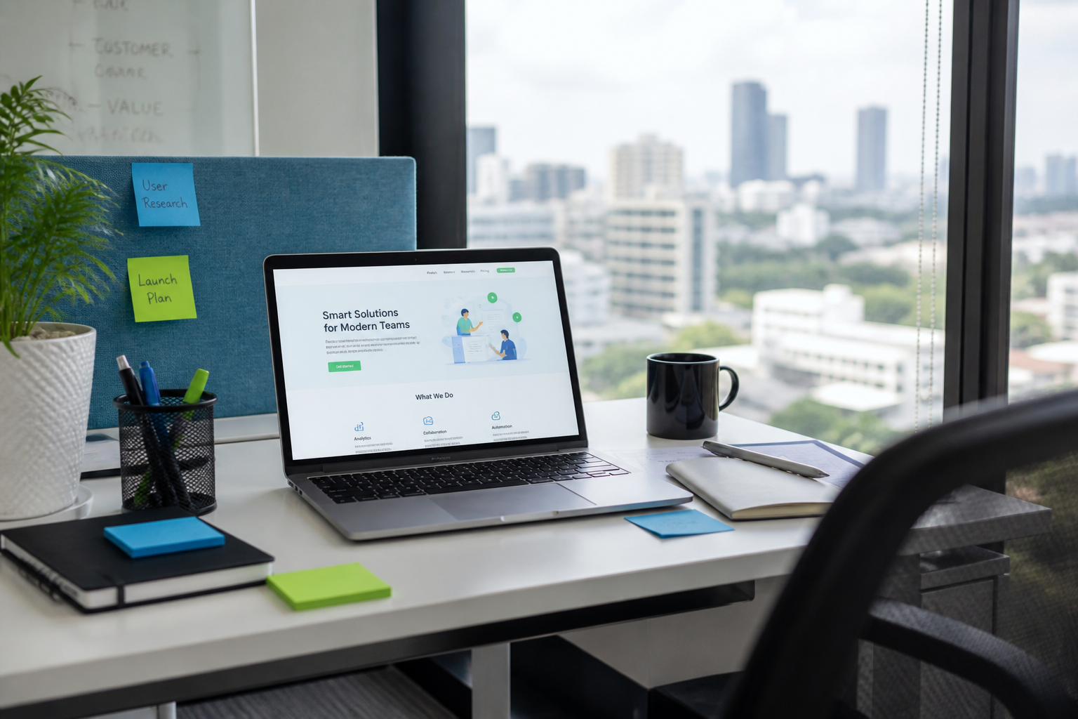 Softflip Solutions workspace in Lucknow